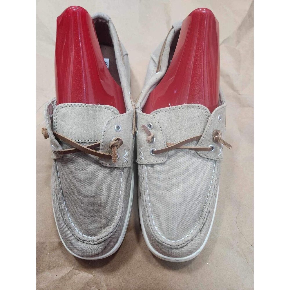 Women's Khombu Loafers Slip-On Flat Comfort Shoes Gray Size 10